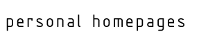 Unterschiede pers&ouml;nlicher Homepages